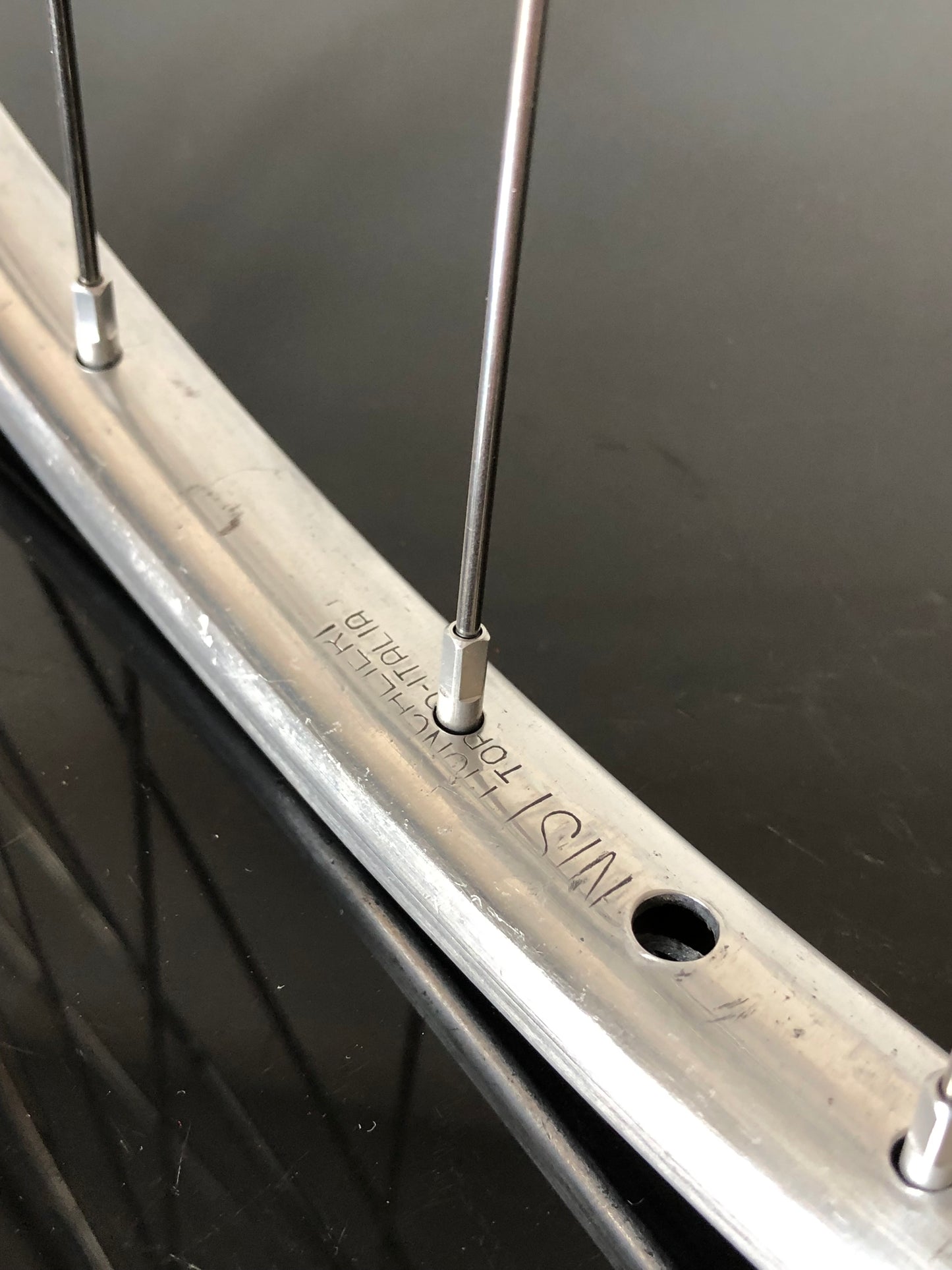 Set ruote Campagnolo Gran Sport Nuovo Tipo, cerchi Nisi per tubolari.