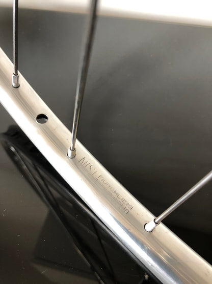 Set ruote Campagnolo Gran Sport Nuovo Tipo, cerchi Nisi per tubolari.