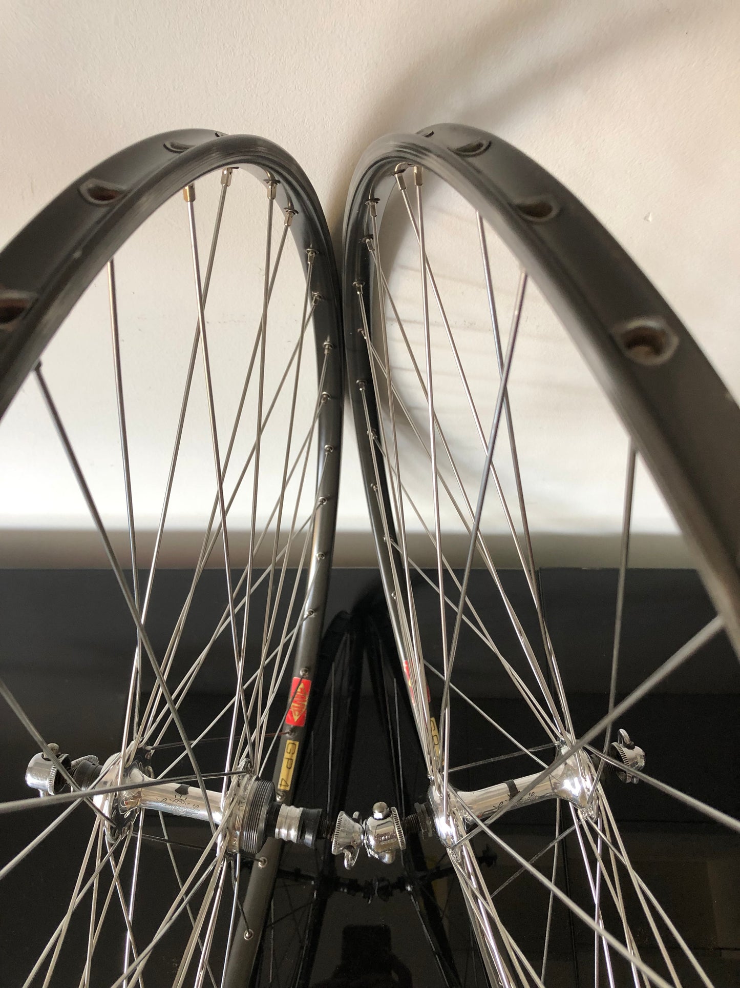 Set ruote Campagnolo Record, Mavic GP4 per tubolari. 700c