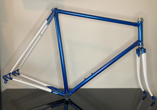 Telaio bici corsa in acciaio, taglia 60. Made in Italy.