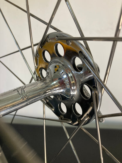 Ruote corsa tubolari. Cerchi Mavic GP4 su mozzi Campagnolo Nuovo Gran Sport 1253.