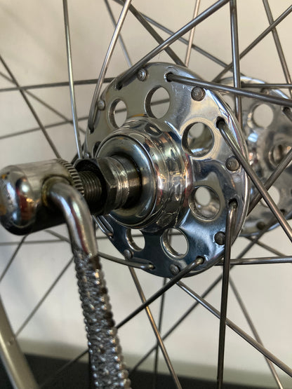 Ruote corsa tubolari. Cerchi Mavic GP4 su mozzi Campagnolo Nuovo Gran Sport 1253.