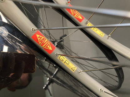 Ruote corsa tubolari. Cerchi Mavic GP4 su mozzi Campagnolo Nuovo Gran Sport 1253.