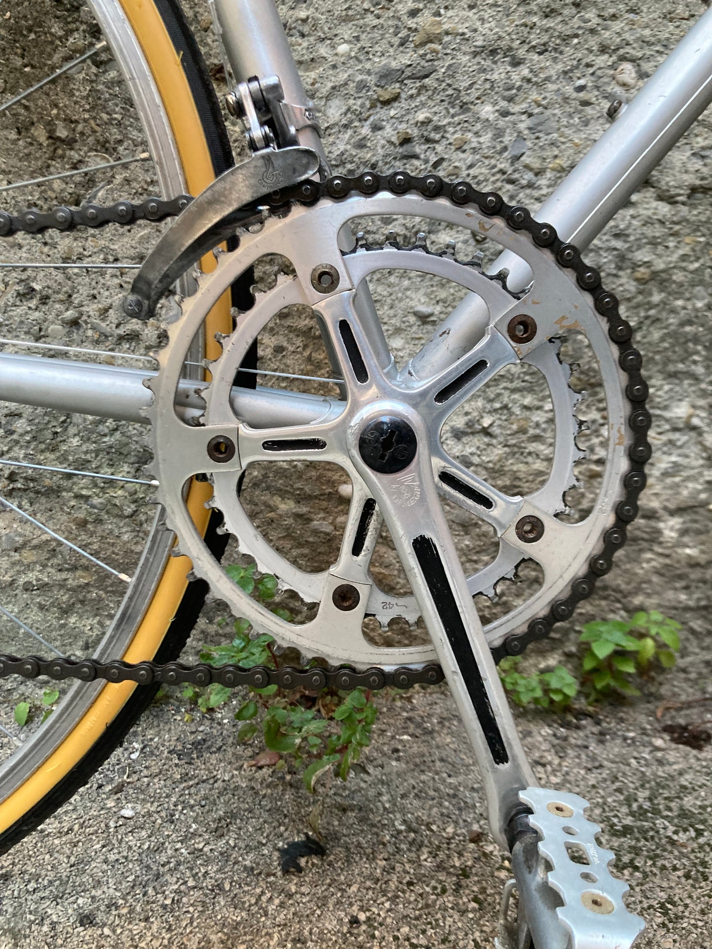 Bicicletta Olmo del '78. Tg. 54. Telaio Columbus, montaggio Campagnolo, Ofmega.