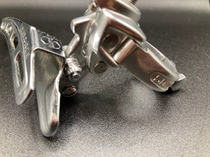 Shimano Dura-Ace front derailleur. Mod. EA100, with band.