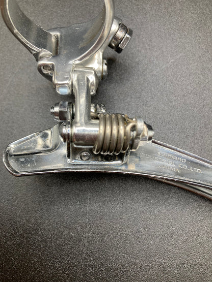 Shimano Dura-Ace front derailleur. Mod. EA100, with band.