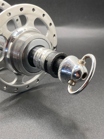 Coppia mozzi Campagnolo Record a flangia alta 36 fori. Modello 1035.