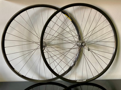 Ruote Campagnolo record 8 v. Cerchi Omega per copertoncino.