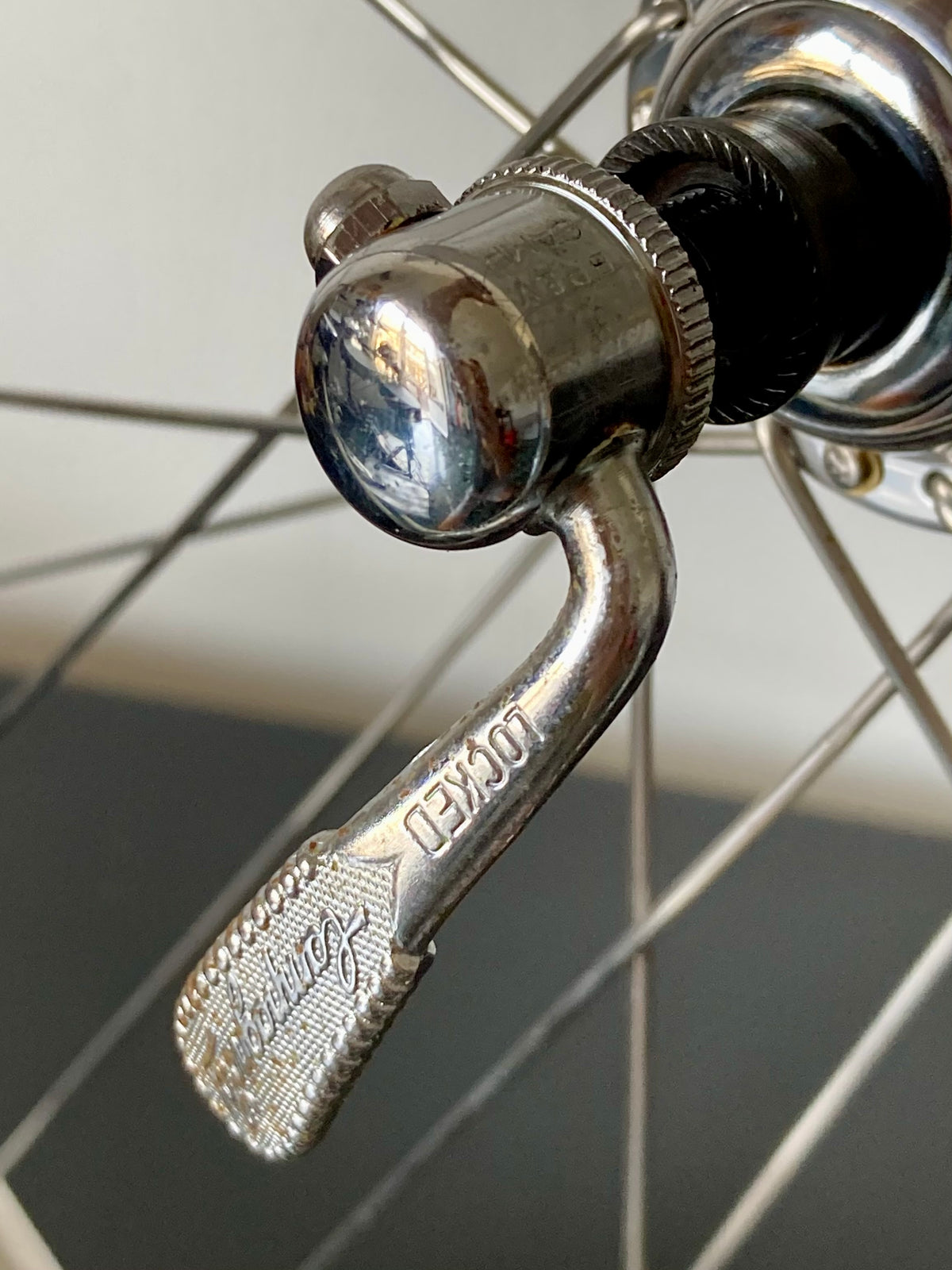 Ruote da corsa Campagnolo Record, cerchi Nisi per tubolare, con raggi Aeralpina.