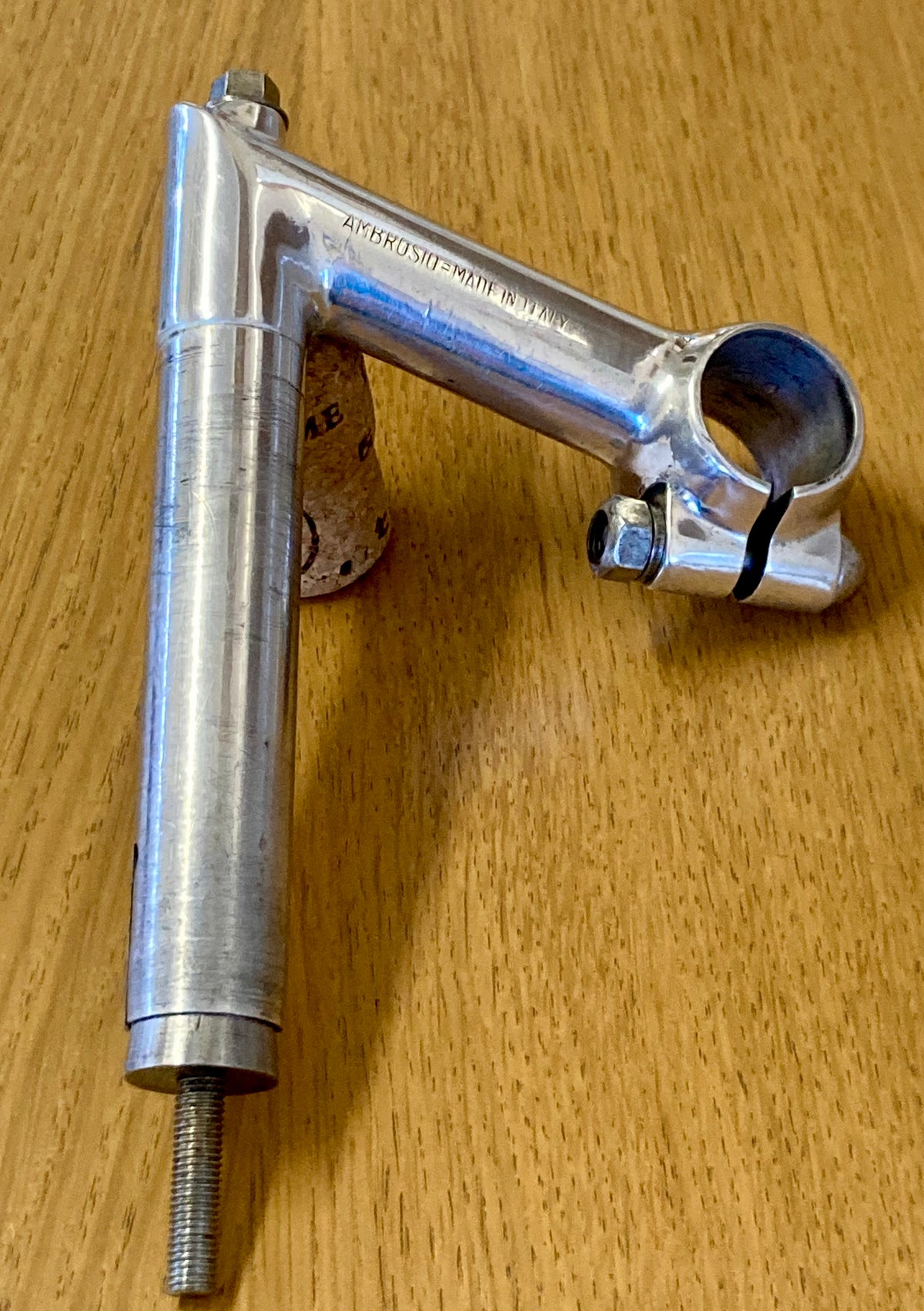 Pipa Ambrosio Champion in alluminio. 90mm.