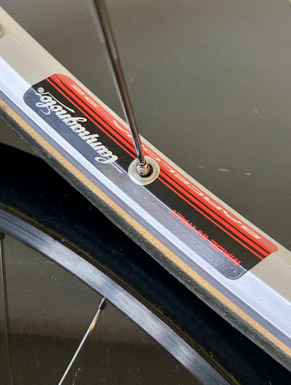 Ruote da corsa Campagnolo Barcelona '92, su mozzi Bitex. Corpetto Shimano 8-9-10v
