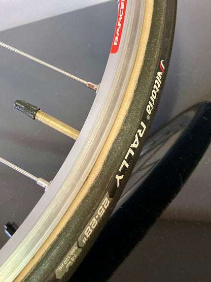 Ruote da corsa Campagnolo Barcelona '92, su mozzi Bitex. Corpetto Shimano 8-9-10v