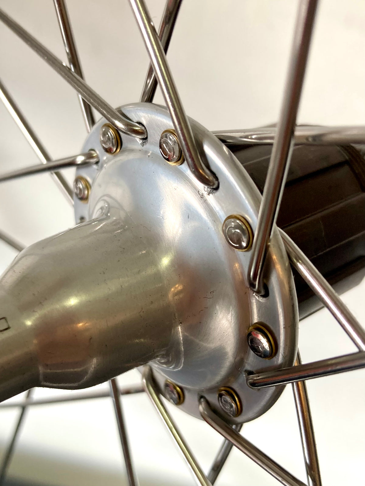 Ruote vintage Shimano Dura-Ace EX, cerchi Super Champion tubolari - foto 3