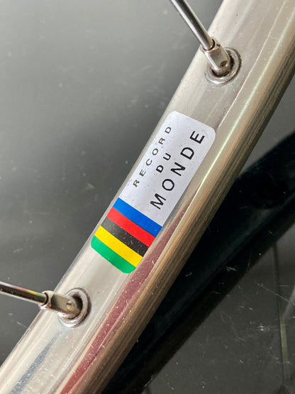 Ruote Dura-Ace EX 7206, cerchi Super Champion. 6v Uniglide. Team Flandria.
