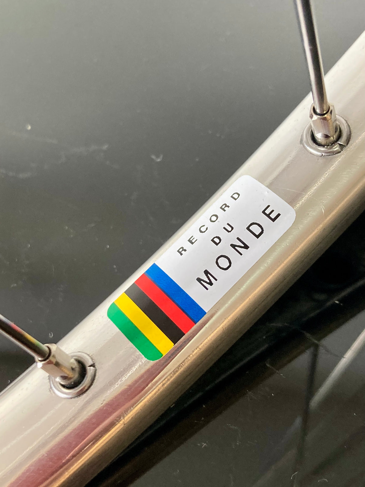 Ruote Dura-Ace EX 7206, cerchi Super Champion. 6v Uniglide. Team Flandria.