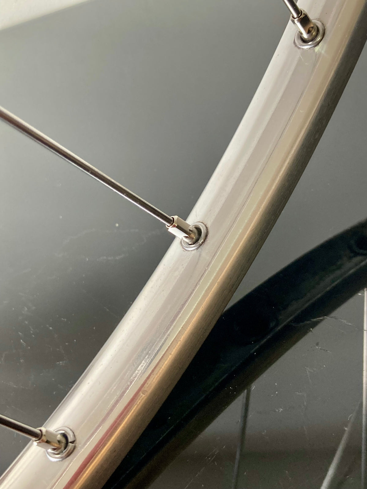 Ruote Dura-Ace EX 7206, cerchi Super Champion. 6v Uniglide. Team Flandria.