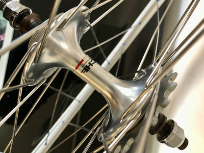 Set ruote Fixed Single- Speed. Mozzi Miche Primato, posteriore Flip-Flop.