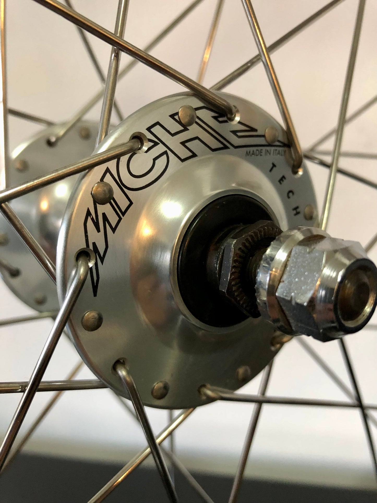 Set ruote Fixed Single- Speed. Mozzi Miche Primato, posteriore Flip-Flop.