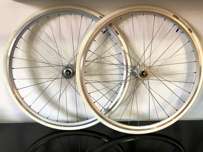 Set ruote Fixed Single- Speed. Mozzi Miche Primato, posteriore Flip-Flop.