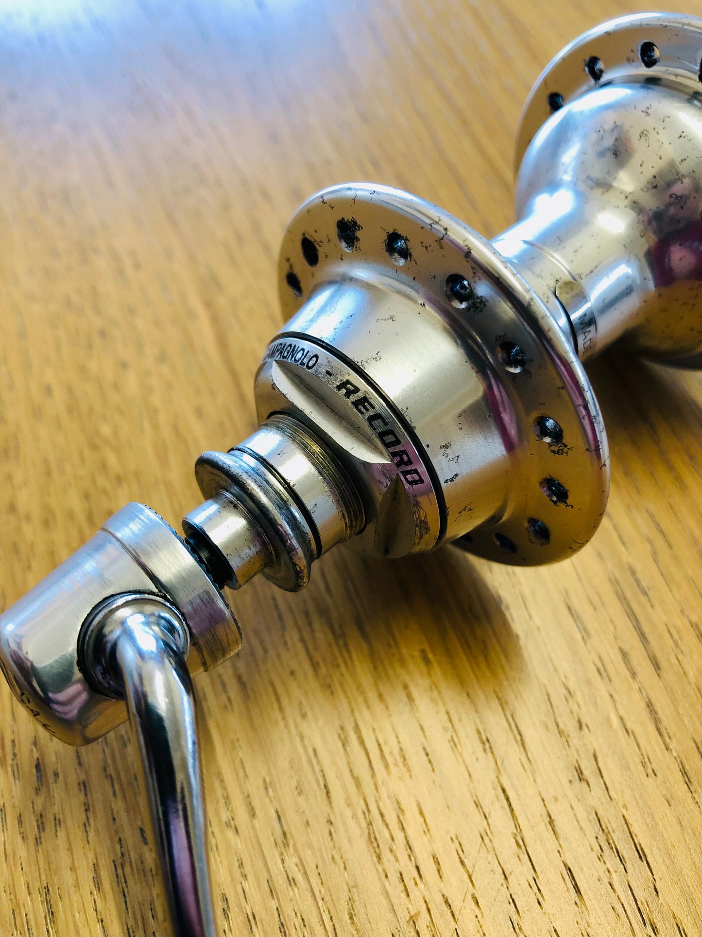 Mozzi Campagnolo Record Titanium 10s.