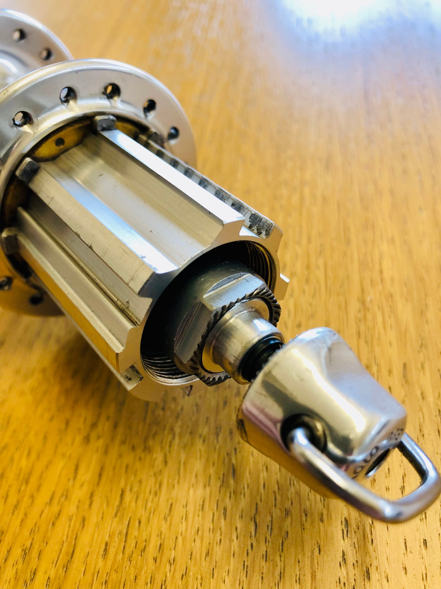 Mozzi Campagnolo Record Titanium 10s.