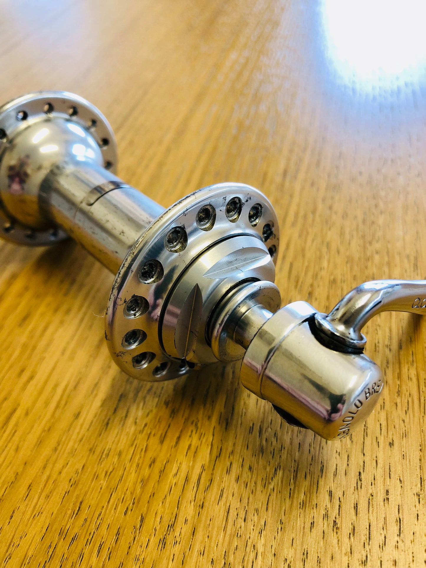 Mozzi Campagnolo Record Titanium 10s.
