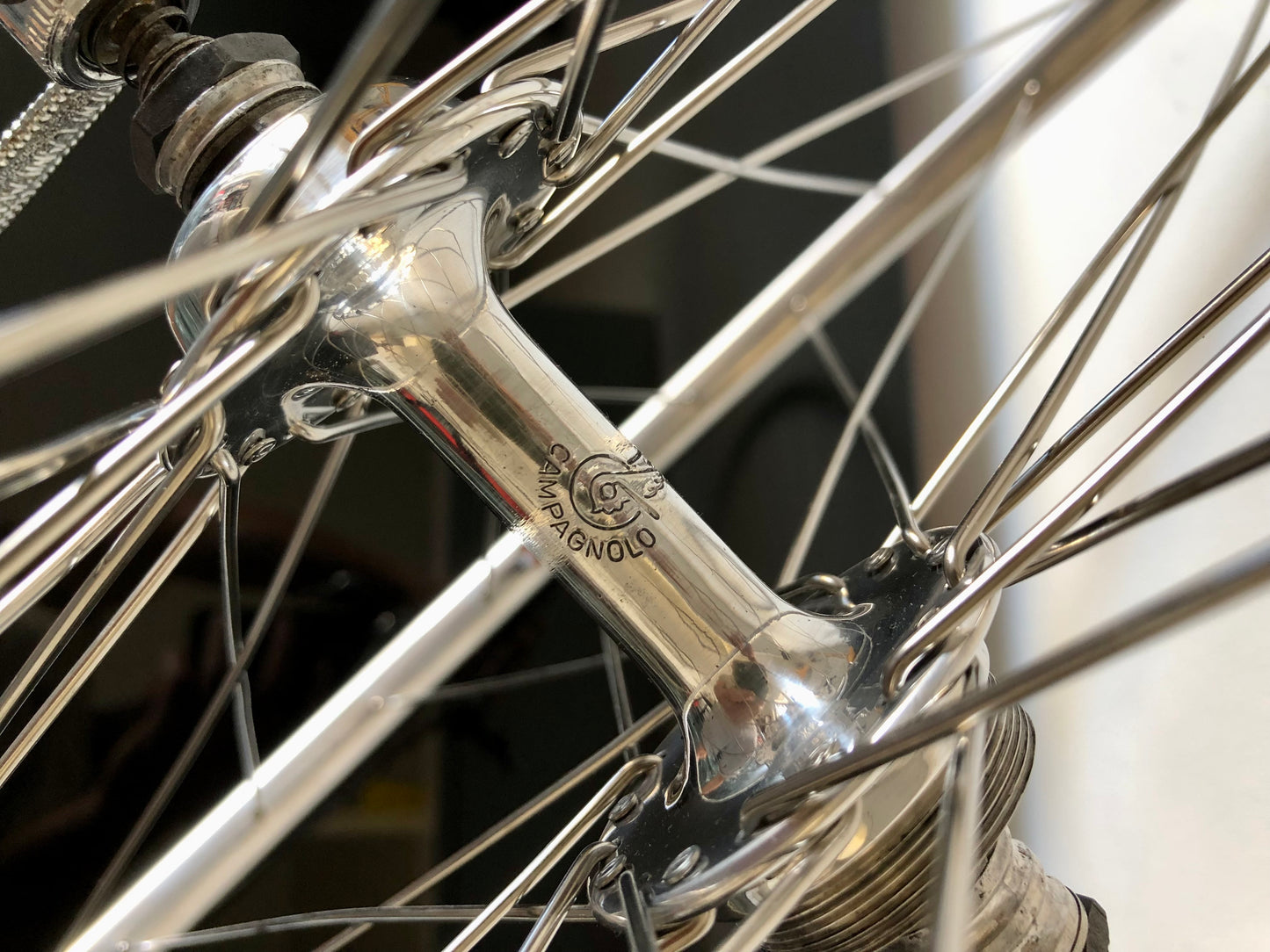 Ruote Campagnolo Nuovo Gran Sport, con cerchi Nisi. Per tubolari.