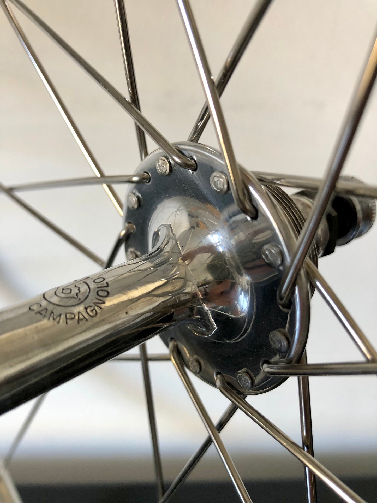 Ruote Campagnolo Nuovo Gran Sport, con cerchi Nisi. Per tubolari.