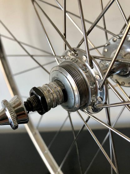 Ruote Campagnolo Nuovo Gran Sport, con cerchi Nisi. Per tubolari.