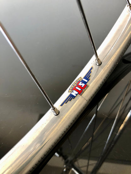 Ruote Campagnolo Nuovo Gran Sport, con cerchi Nisi. Per tubolari.
