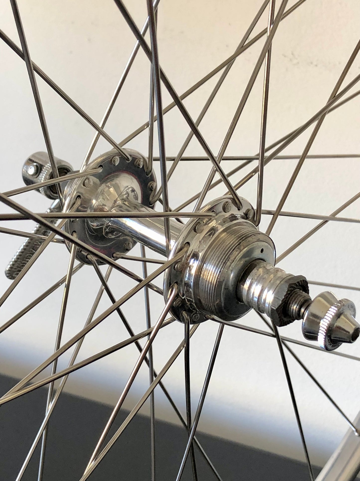 Ruote Campagnolo Nuovo Gran Sport, con cerchi Nisi. Per tubolari.