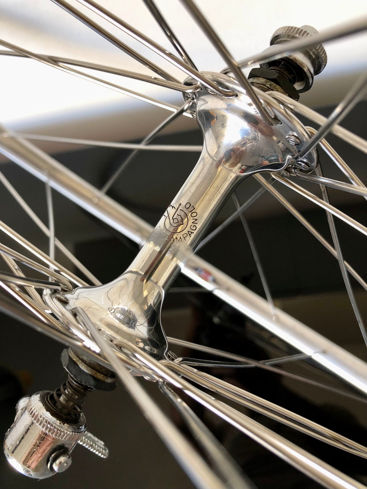 Ruote Campagnolo Nuovo Gran Sport, con cerchi Nisi. Per tubolari.