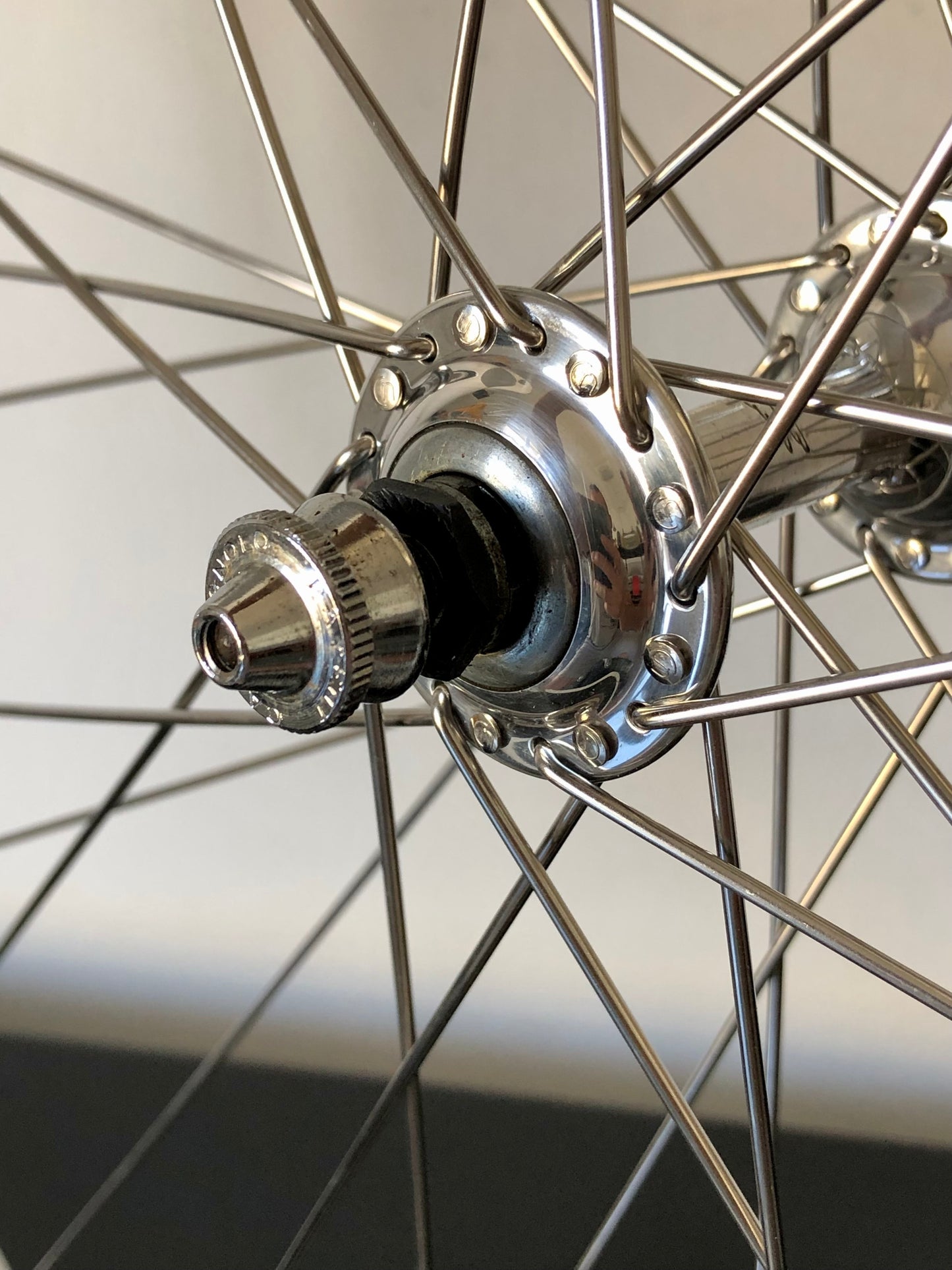 Ruote Campagnolo Nuovo Gran Sport, con cerchi Nisi. Per tubolari.