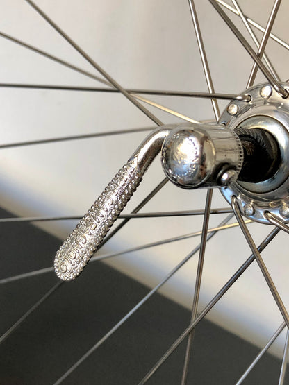Ruote Campagnolo Nuovo Gran Sport, con cerchi Nisi. Per tubolari.