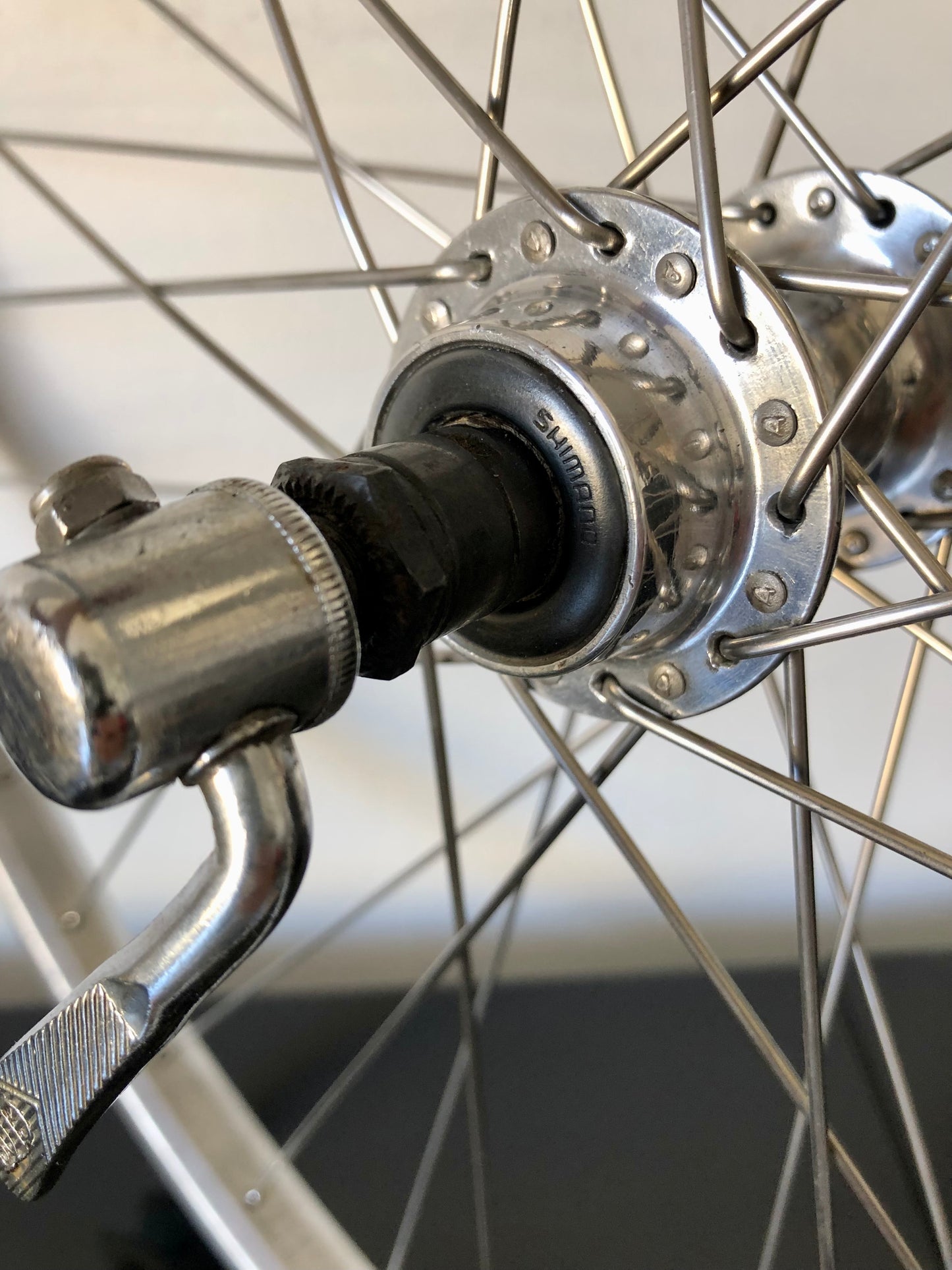 Ruote MTB 26". Mozzi Shimano Exage, cerchi Rigida A 495.