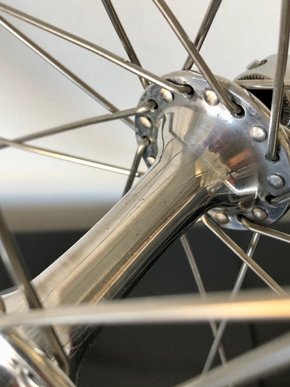 Ruote MTB 26". Mozzi Shimano Exage, cerchi Rigida A 495.