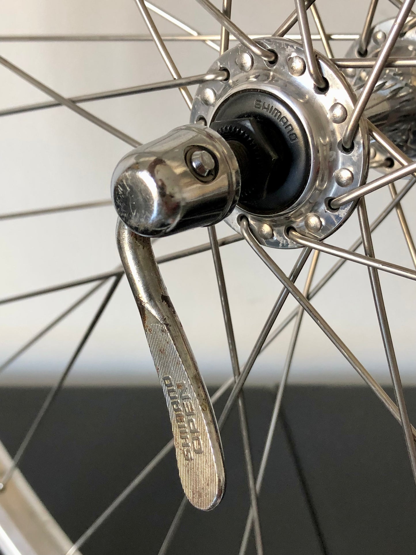 Ruote MTB 26". Mozzi Shimano Exage, cerchi Rigida A 495.