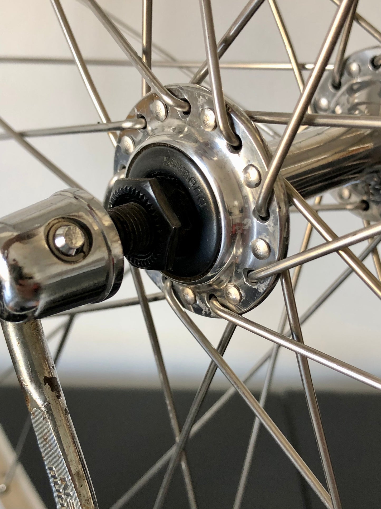 Ruote MTB 26". Mozzi Shimano Exage, cerchi Rigida A 495.