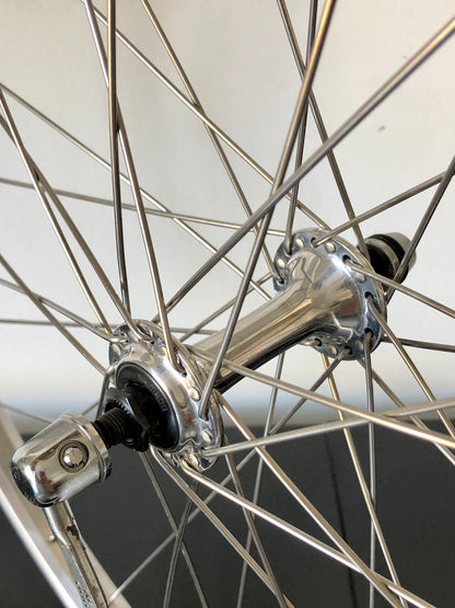 Ruote MTB 26". Mozzi Shimano Exage, cerchi Rigida A 495.