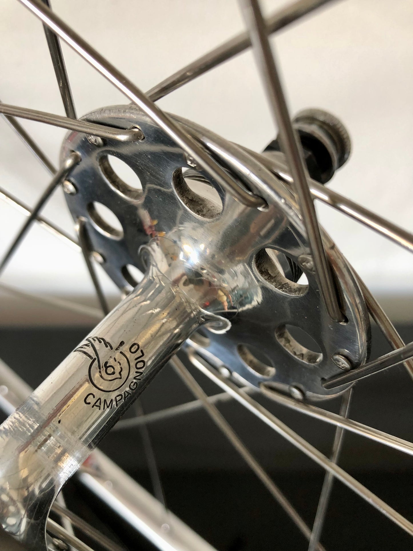 Set ruote Campagnolo Gran Sport Nuovo Tipo, cerchi Nisi per tubolari.