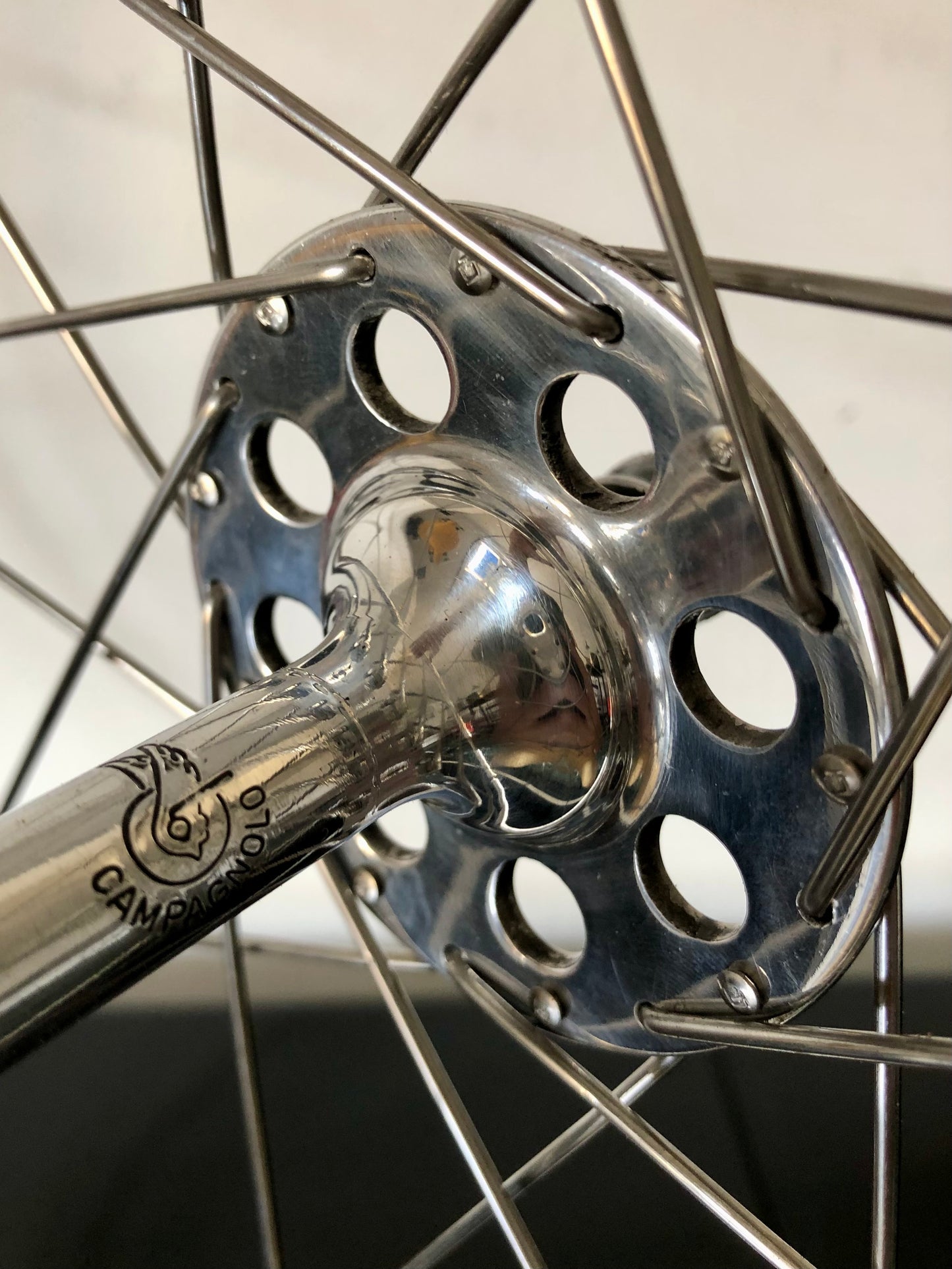 Set ruote Campagnolo Gran Sport Nuovo Tipo, cerchi Nisi per tubolari.