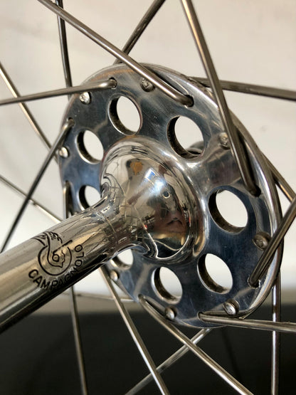 Set ruote Campagnolo Gran Sport Nuovo Tipo, cerchi Nisi per tubolari.