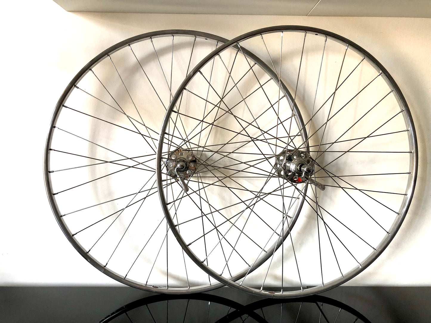 Set ruote Campagnolo Gran Sport Nuovo Tipo, cerchi Nisi per tubolari.