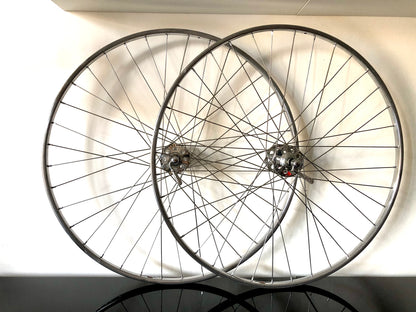 Set ruote Campagnolo Gran Sport Nuovo Tipo, cerchi Nisi per tubolari.