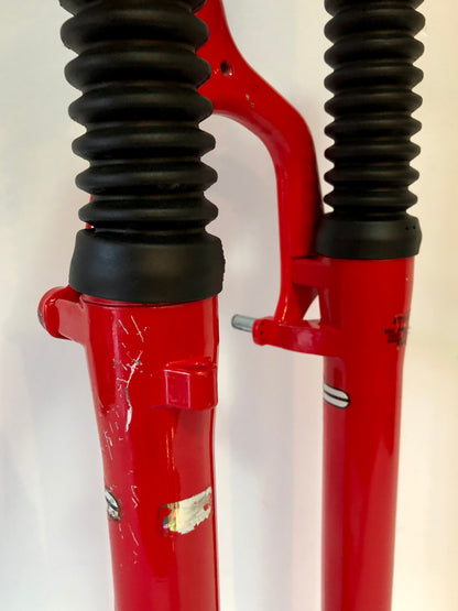 Forcella RST Mozo PRO. MTB 26" 110mm. Cannotto sterzo sostituibile.