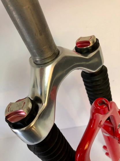 Forcella RST Mozo PRO. MTB 26" 110mm. Cannotto sterzo sostituibile.