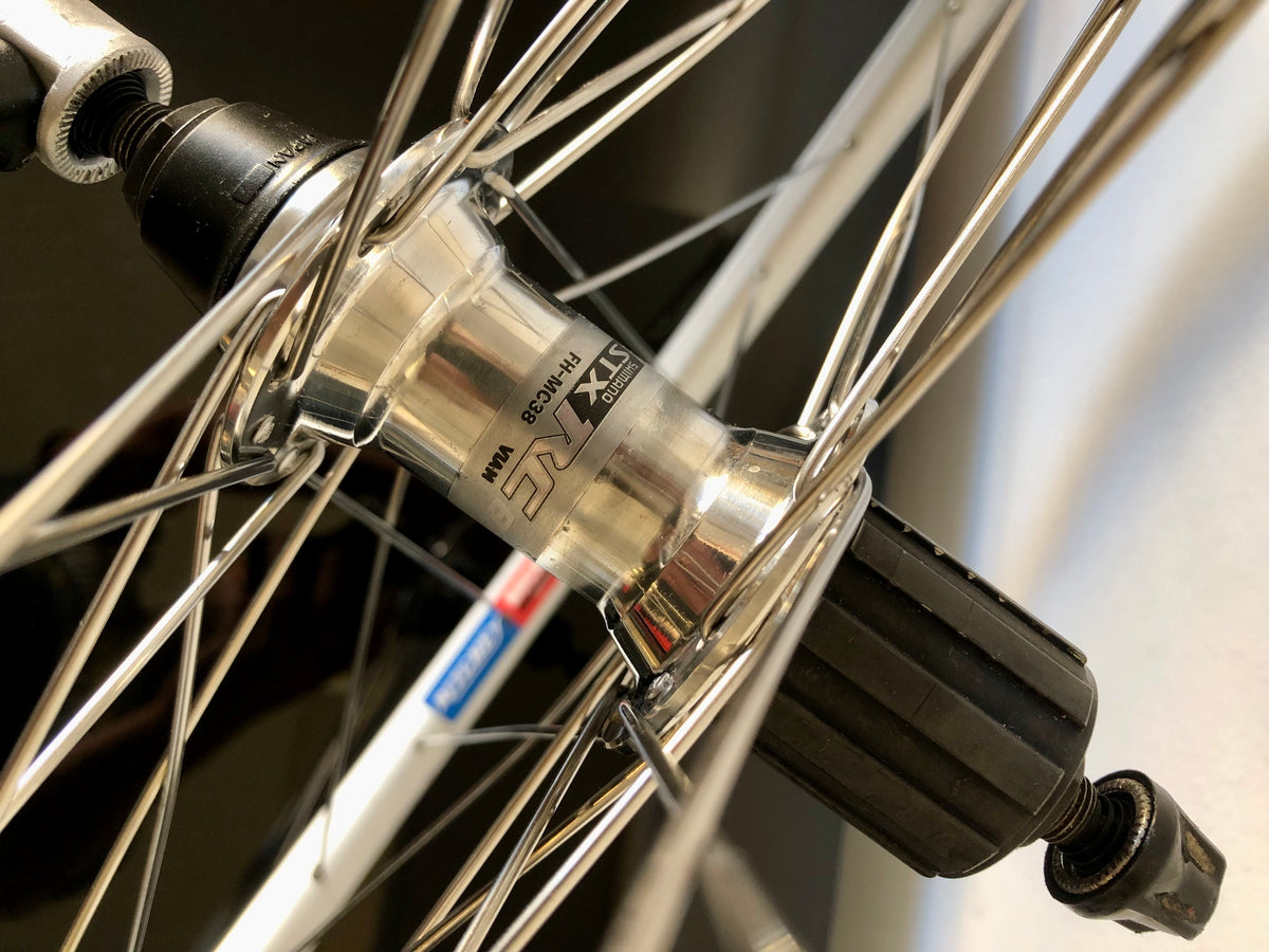 Ruote MTB 26" con mozzi Shimano STX RC e cerchi RITCHEY Rock SCX. Anni '90