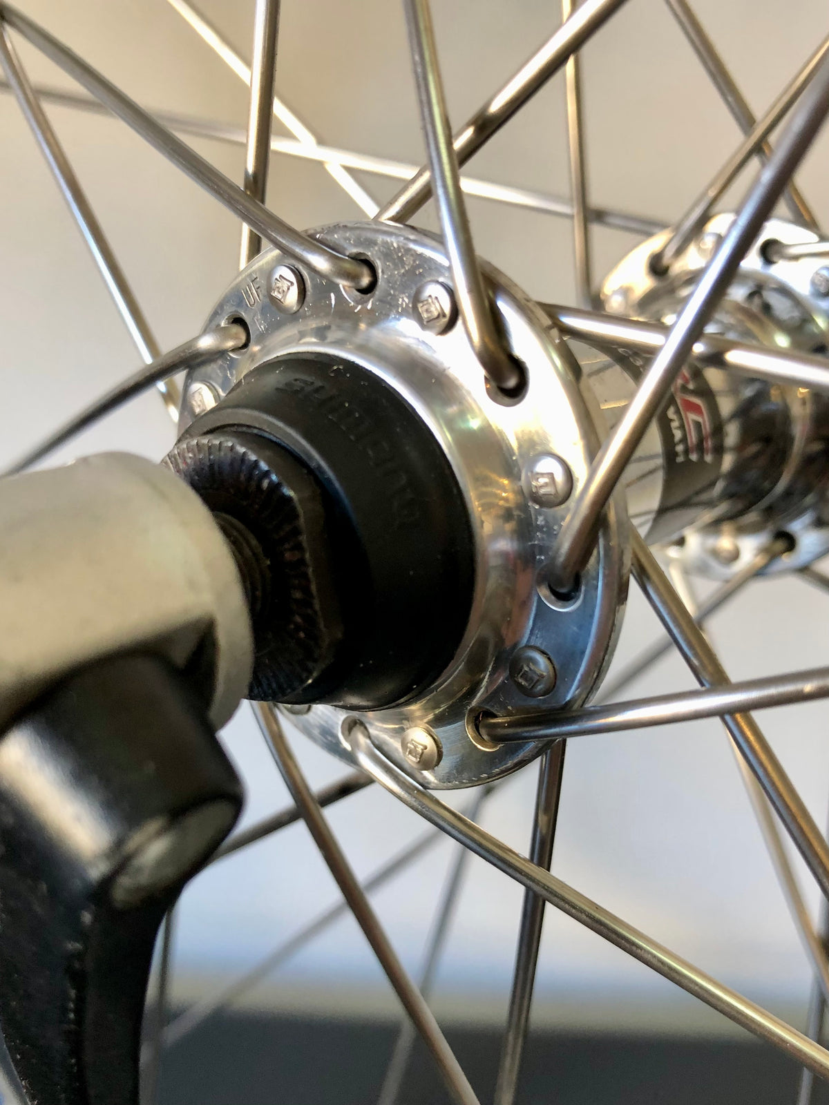 Ruote MTB 26" con mozzi Shimano STX RC e cerchi RITCHEY Rock SCX. Anni '90