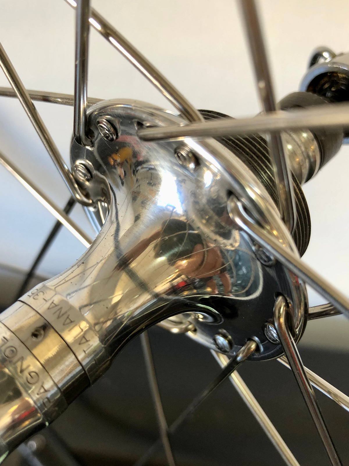 Ruote da corsa Campagnolo C-Record, Ambrosio Montreal. Per tubolare.