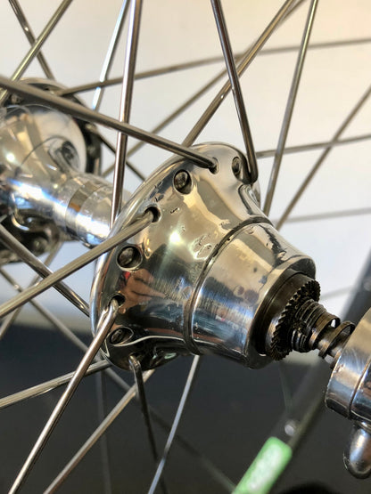 Ruote da corsa Campagnolo C-Record, Ambrosio Montreal. Per tubolare.